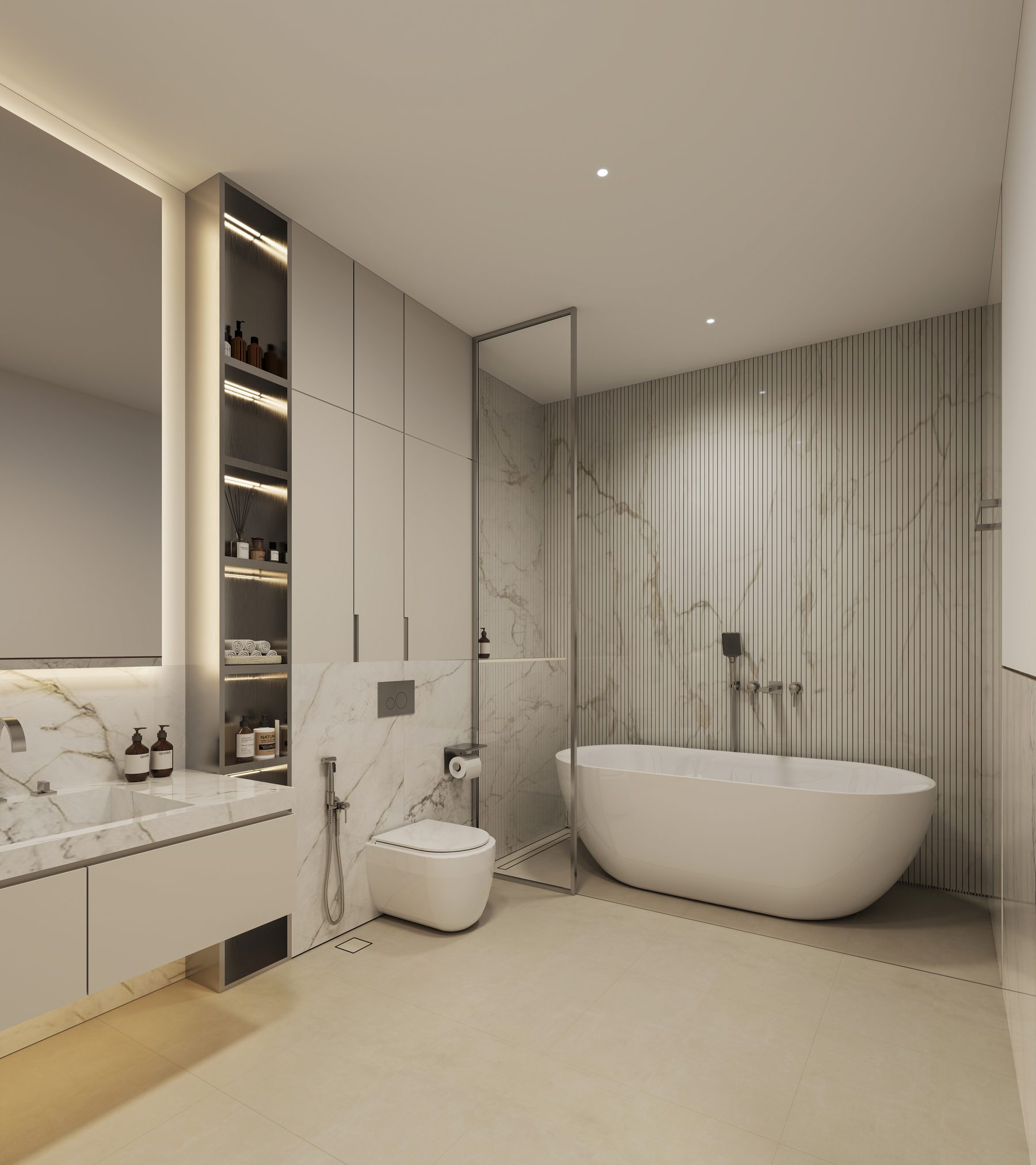 Bathroom with bathtub
