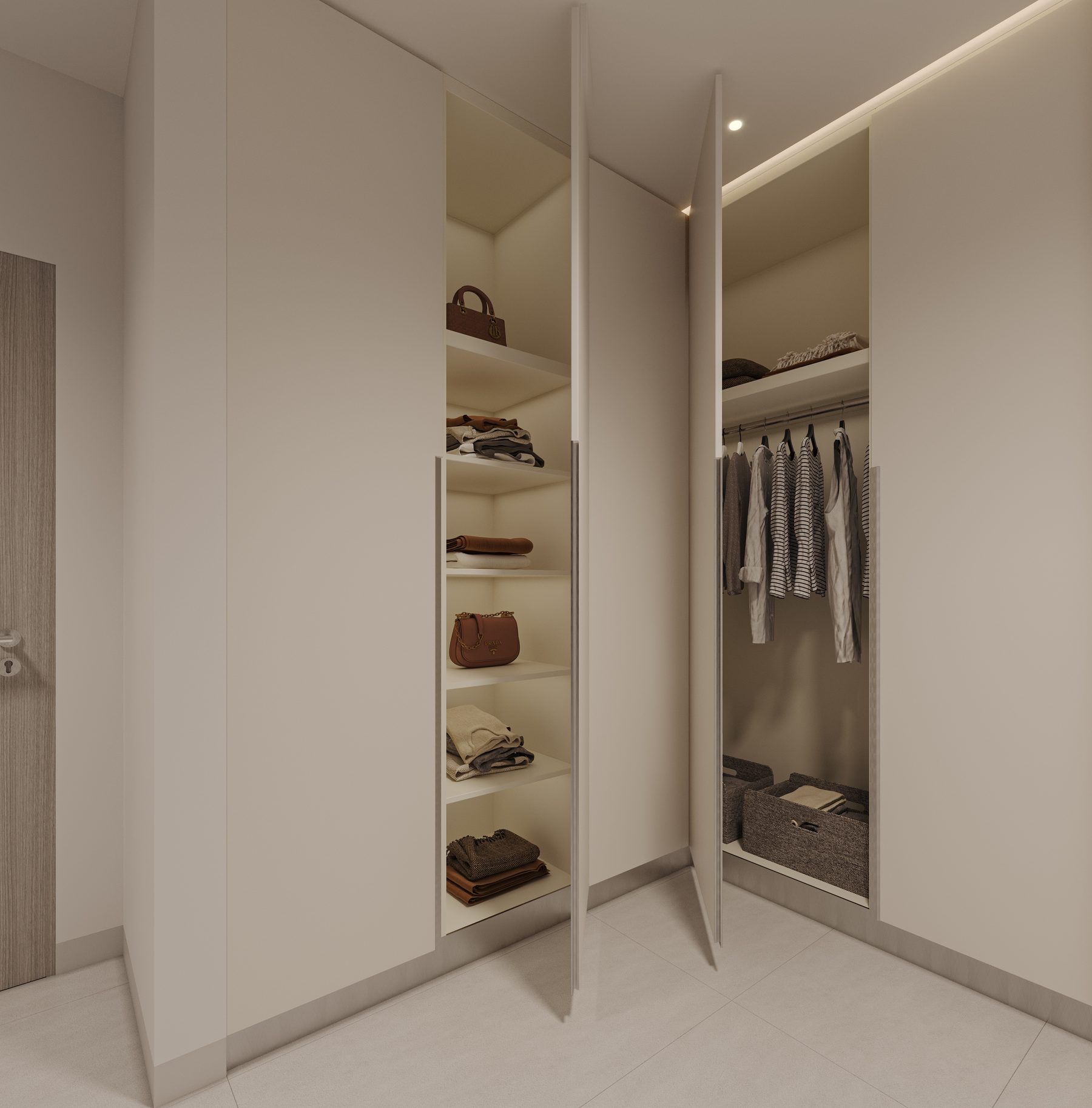Walk-in wardrobe