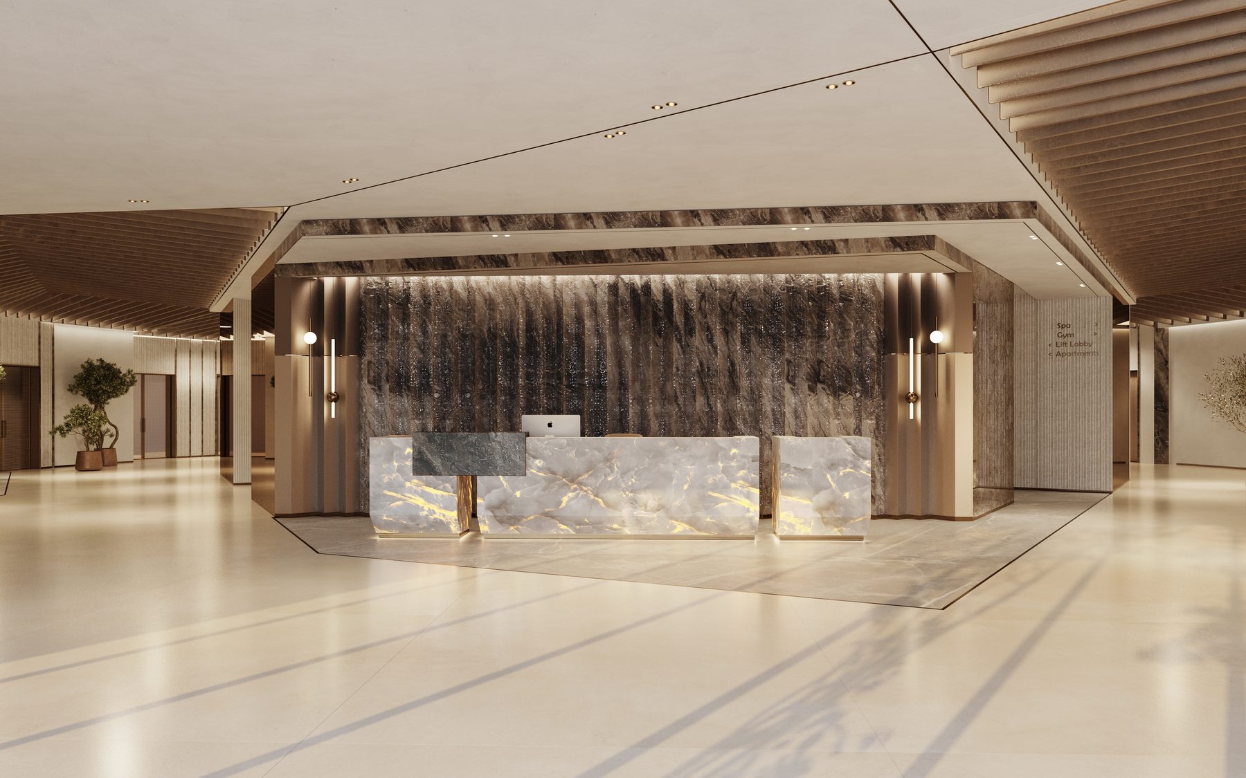 Reception lobby